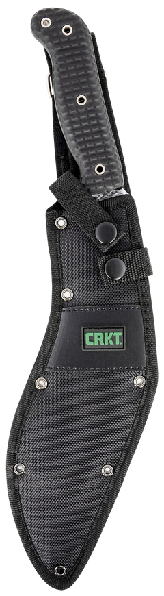 Columbia River 2742 KUK 10.56" Fixed Recurve Plain 65Mn Carbon Steel Black Powder Coat GRN Knife — view 2