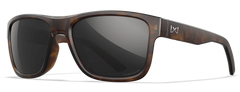 Wiley X Ovation CAPTIVATE Polarized Black Mirror Lens Matte Tortoise Frame — view 2