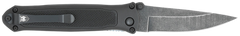 CobraTec Knives Quick Strike 3.25" Hidden Release Folding Drop Point Plain Stonewashed 440 SS G10 — view 2