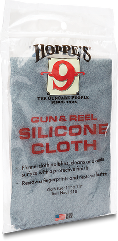 Hoppes 1218 Silicone Gun & Reel Cloth 11" x 14" Flannel Pretreated Lubricant 10 Pack — view 2