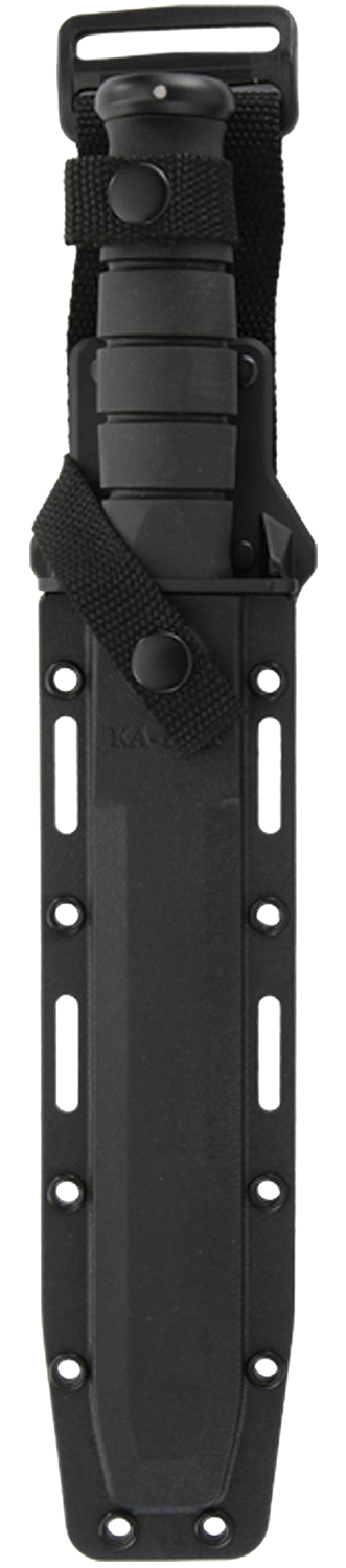 Ka-Bar 1245 Tanto 8" Part Serrated 1095 Cro-Van Fixed Blade Knife — view 2