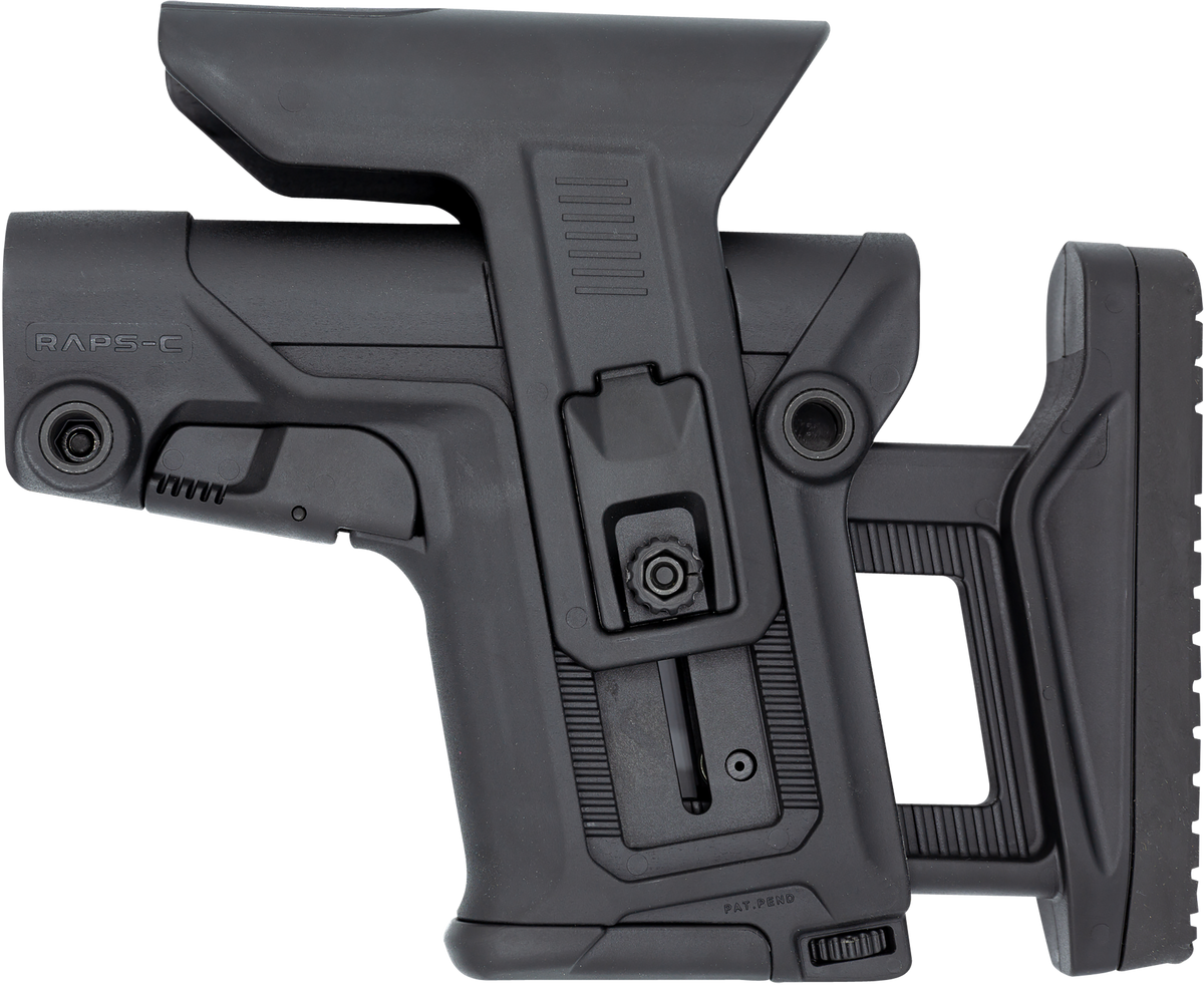 FAB Defense RAPS Rapid Adjustment Precision Collapsible Stock - Black — view 2