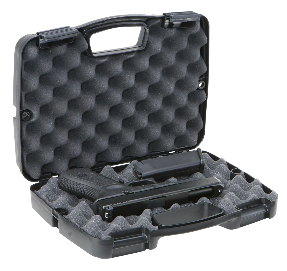 Plano 10137 SE Pistol Case Black Polymer - Holds Scoped Pistol — view 2