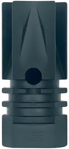 LBE Unlimited ARFH-REV Flash Hider 5.56mm .223 Cal Black 1/2"-28 TPI — view 2