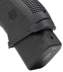 Strike Industries Extended Mag Plate 6061-T6 Aluminum Fits Glock G17 / G22 - Black — view 2