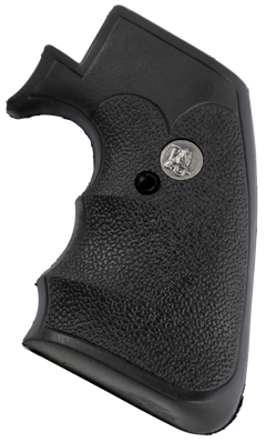 Pachmayr Decelerator Pistol Grip Checkered Black Rubber w/ Finger Grooves for Ruger Super Blackhawk — view 2