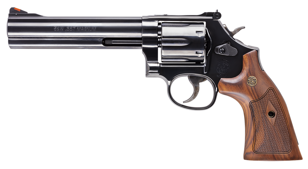 Smith & Wesson Model 586 Classic 357 Mag/.38 S&W Spl +P 6" 6-Rd DA/SA Revolver - CA Compliant — view 2
