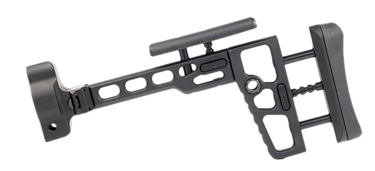 Samson S.A.S Folding Stock with MP5 End Cap - Black Aluminum — view 2