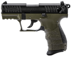 Walther Arms P22 Q Military 22 LR 3.42" 10+1 DA/SA Pistol - OD Green/Black — view 2