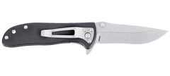 Columbia River CRKT Drifter 6450D2C 2.88" Folding Drop Point Plain D2 Stonewashed Black G-10 Liner Lock Knife — view 2