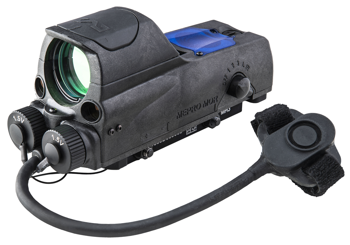 Meprolight USA MOR PRO 1x30mm 2.2 MOA Bullseye Red Dot Sight w/ Red & IR Laser — view 2