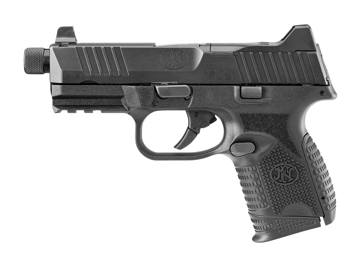 FN 509 Compact Tactical 9mm Luger 4.32" 12+1/24+1 Semi-Auto Pistol w/Optic — view 2