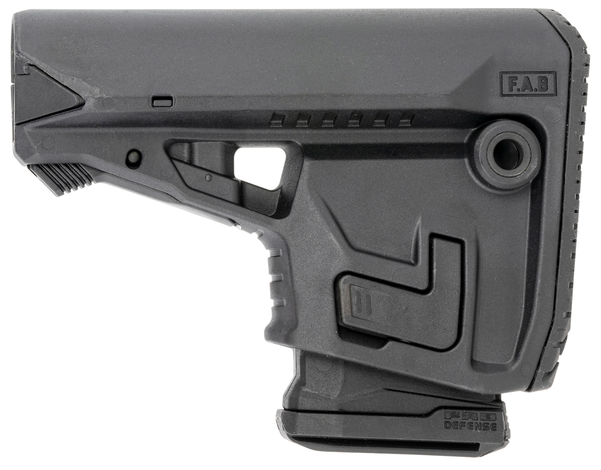 FAB Defense GL-Core Survival AR-15 Buttstock w/Mag Carrier & Rubber Butt Pad - Tube Not Included — view 2