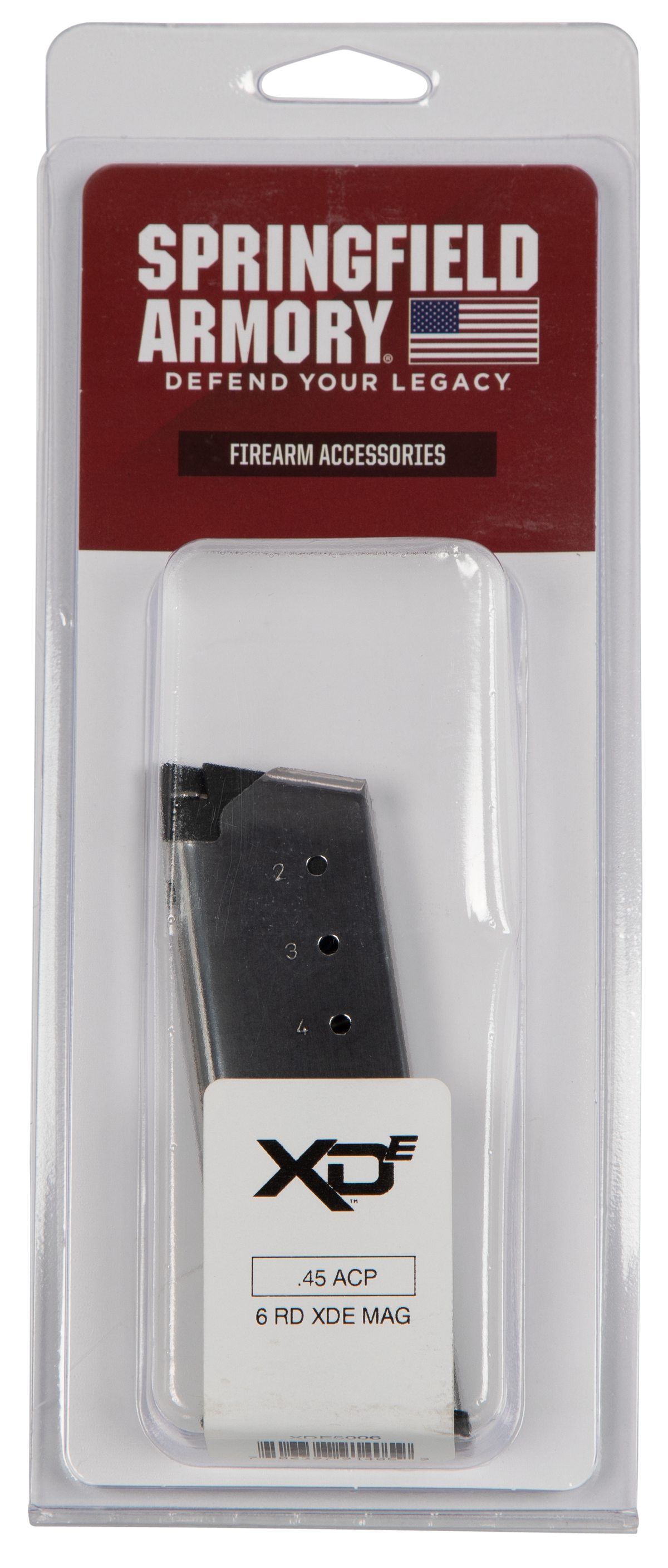 Springfield Armory XD-E 45 ACP 6-Rd Flush Fit Stainless Steel Magazine — view 2