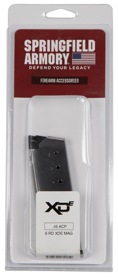Springfield Armory XD-E 45 ACP 6-Rd Flush Fit Stainless Steel Magazine — view 2
