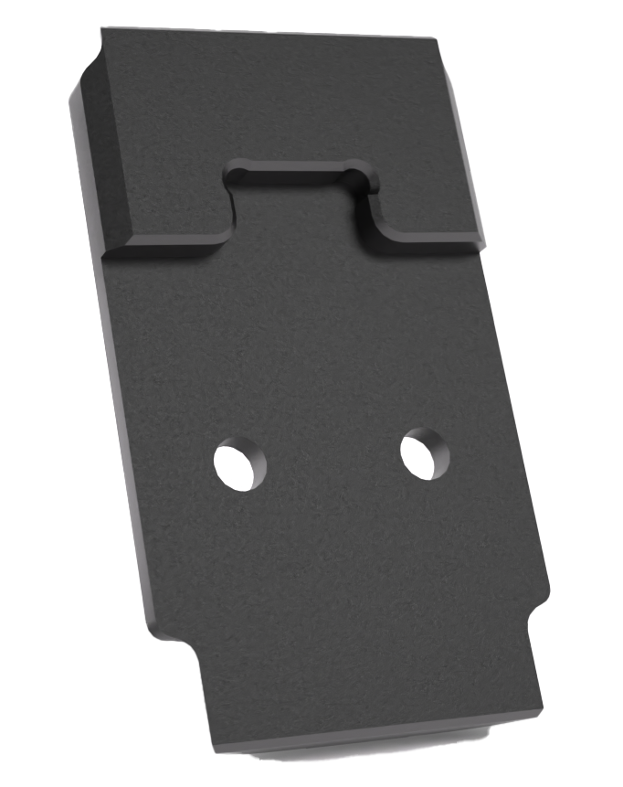C&H Precision FN509509TST Optic Adapter Plate - FN 509/510/F 545 - Holosun 509T Footprint - Black Steel — view 2