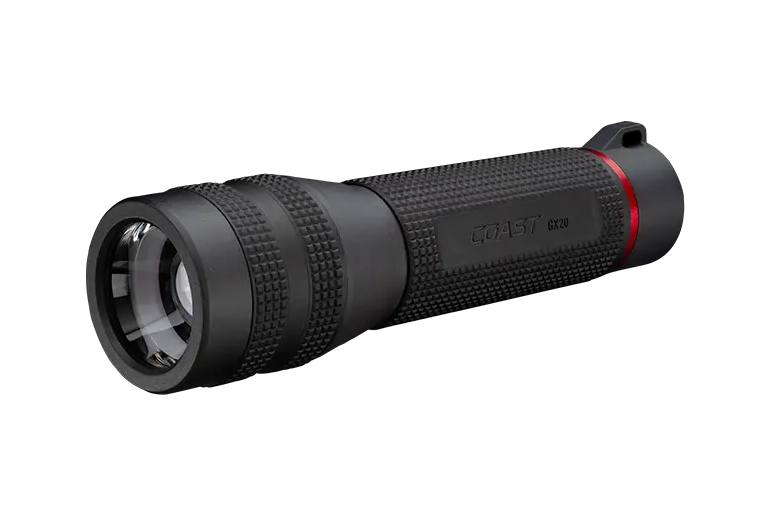 Coast GX20 1200 Lumen Waterproof LED Flashlight - Pure Beam Twist Focus - 4 AAA Batteries — view 2
