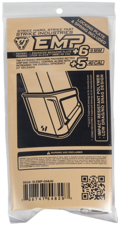 Strike Industries EMPG9&40 Enhanced Magazine Plate +5/+6 9mm Luger/40 S&W Glock Polymer — view 2