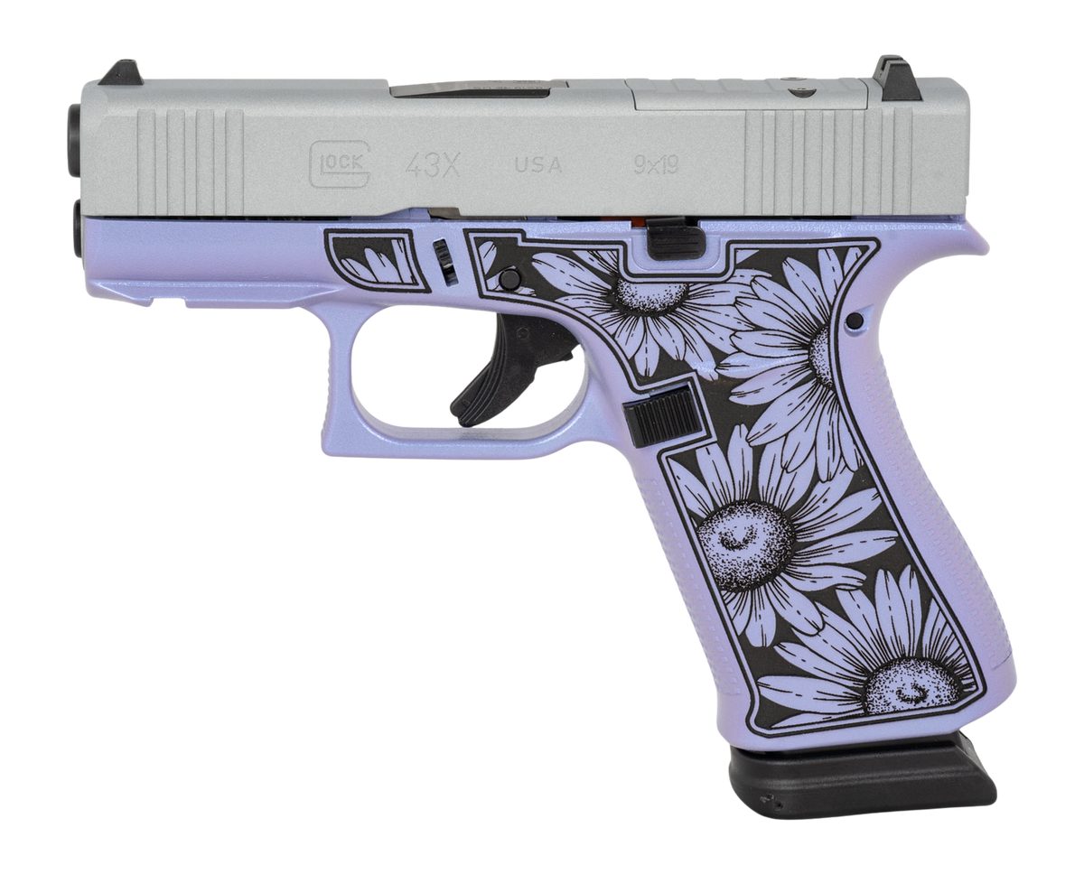 Glock G43X 9mm Luger 3.41" 15+1 Semi-Auto Pistol - Midnight Purple Cerakote — view 2