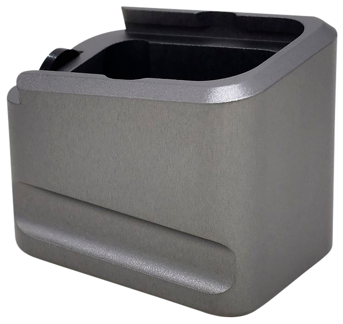 Warne MEG1754GR Magazine Extension for Glock 17/22 - 9mm Luger/.40 S&W +5/+4 Rounds, Gray — view 2