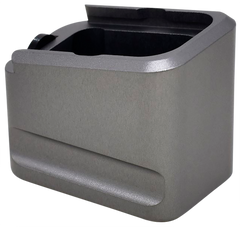 Warne MEG1754GR Magazine Extension for Glock 17/22 - 9mm Luger/.40 S&W +5/+4 Rounds, Gray — view 2