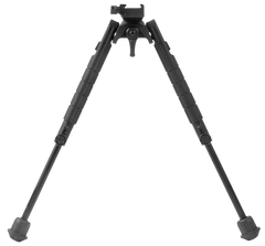 Leapers UTG Recon 360 TL Bipod 8-12" Aluminum Black Anodized - Picatinny/Swivel Stud — view 2