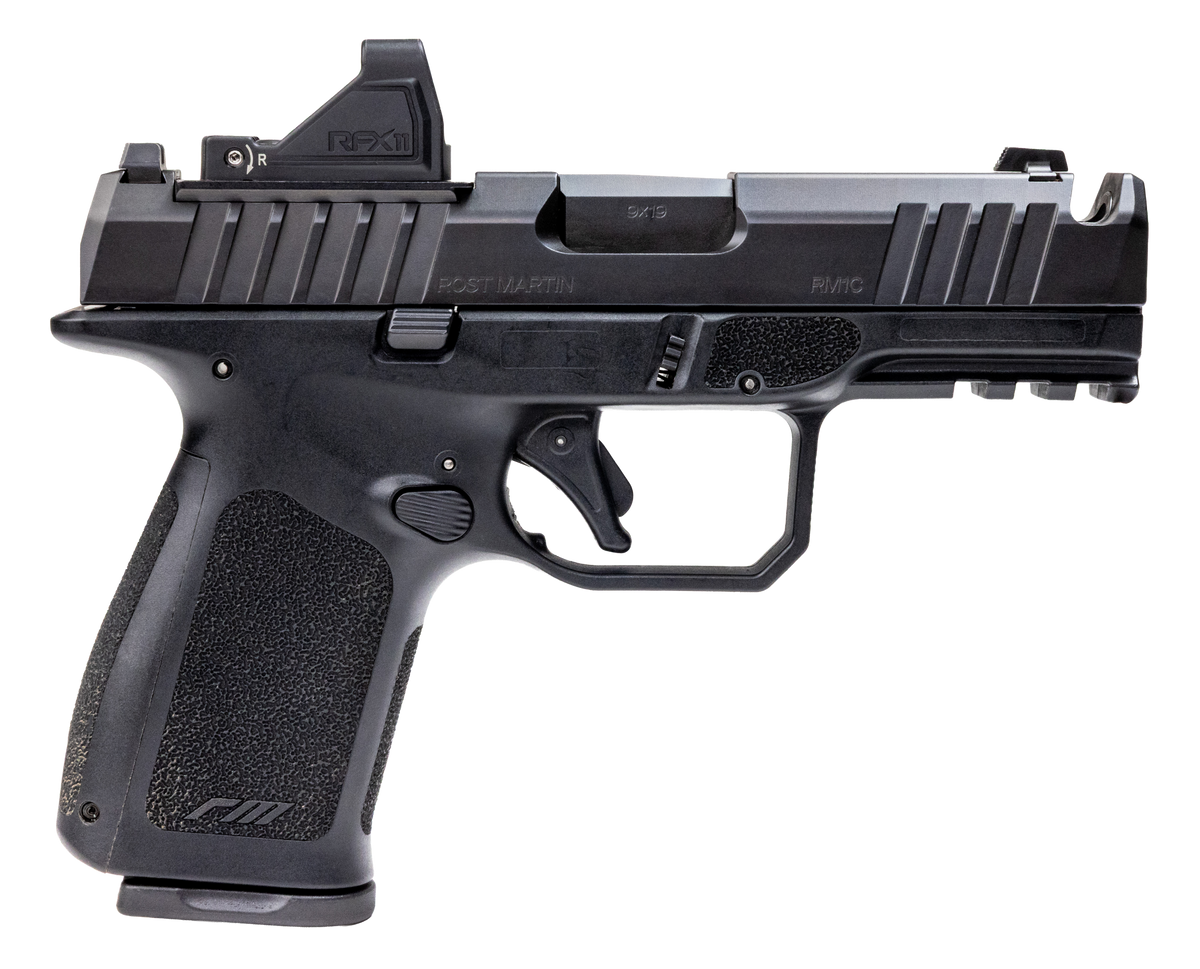 Rost Martin RM1C 9mm Luger 4" 10+1 Striker-Fired Pistol - Compensated - CA Compliant - Black — view 2