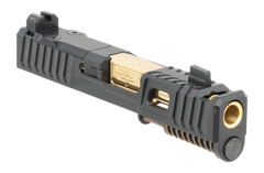 Zaffiri Precision IBS Complete Upper 9mm Luger Glock 43/43X RMSc Cut Cerakote Black - Gold Ported Barrel — view 2
