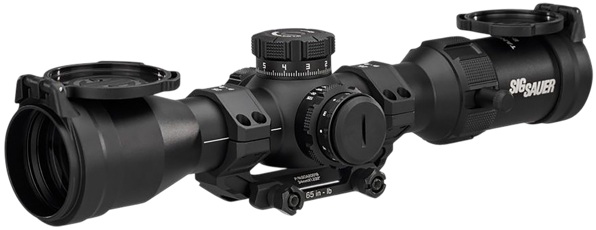 Sig Sauer Electro-Optics Tango-MSR 2-12x40mm 34mm Tube FFP Illuminated MOA Milling 2.0 Riflescope - Black — view 2