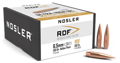 Nosler RDF 6.5mm (.264) 150gr Hollow Point Boat Tail Reloading Bullets - 100/Box — view 2