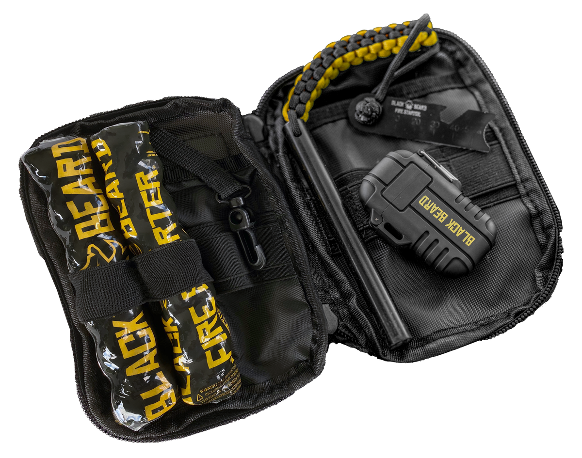 Black Beard Fire Starters SKB Ultimate Fire Kit - Black — view 2