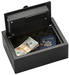 Bulldog BD1030 Digital Top Open Vault - 11.80" x 8.70" x 4" Black Powder Coat Steel w/ Electronic Keypad — view 2
