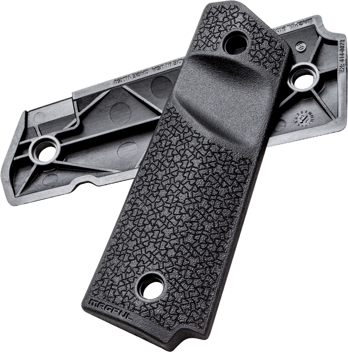 Magpul MOE 1911 Grip Panels Anti-Slip Texture Black Polymer - Full Size — view 2