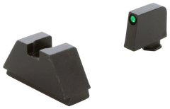 Ameriglo GL810 Optic Compatible Sight Set for Glock 2XL Tall - Green Tritium Black Outline Front / Black Rear — view 2