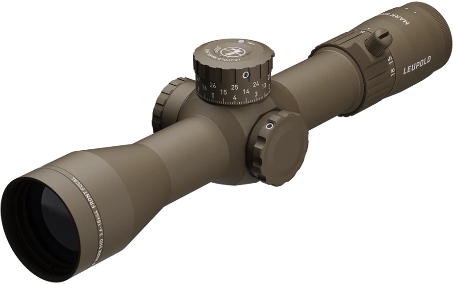 Leupold Mark 5HD 3.6-18x44 FFP PR2-MIL 35mm Riflescope - Flat Dark Earth — view 2