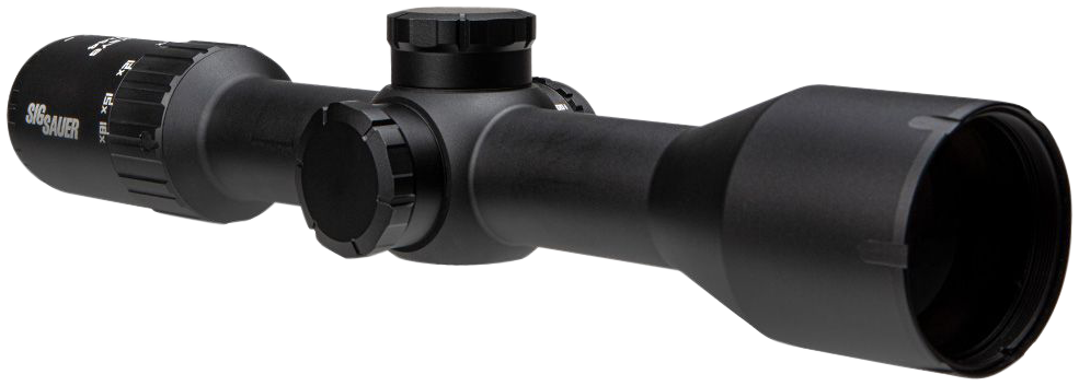 Sig Sauer Electro-Optics Whiskey6 3-18x44mm 30mm Tube Quadplex Reticle Riflescope - Black — view 2