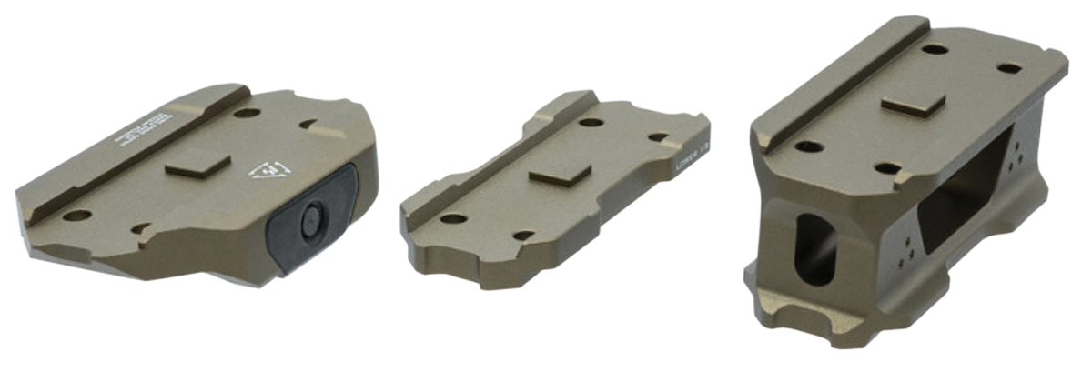 Strike Industries T1 Riser Mount FDE 0.93" Picatinny Optic Mount — view 2
