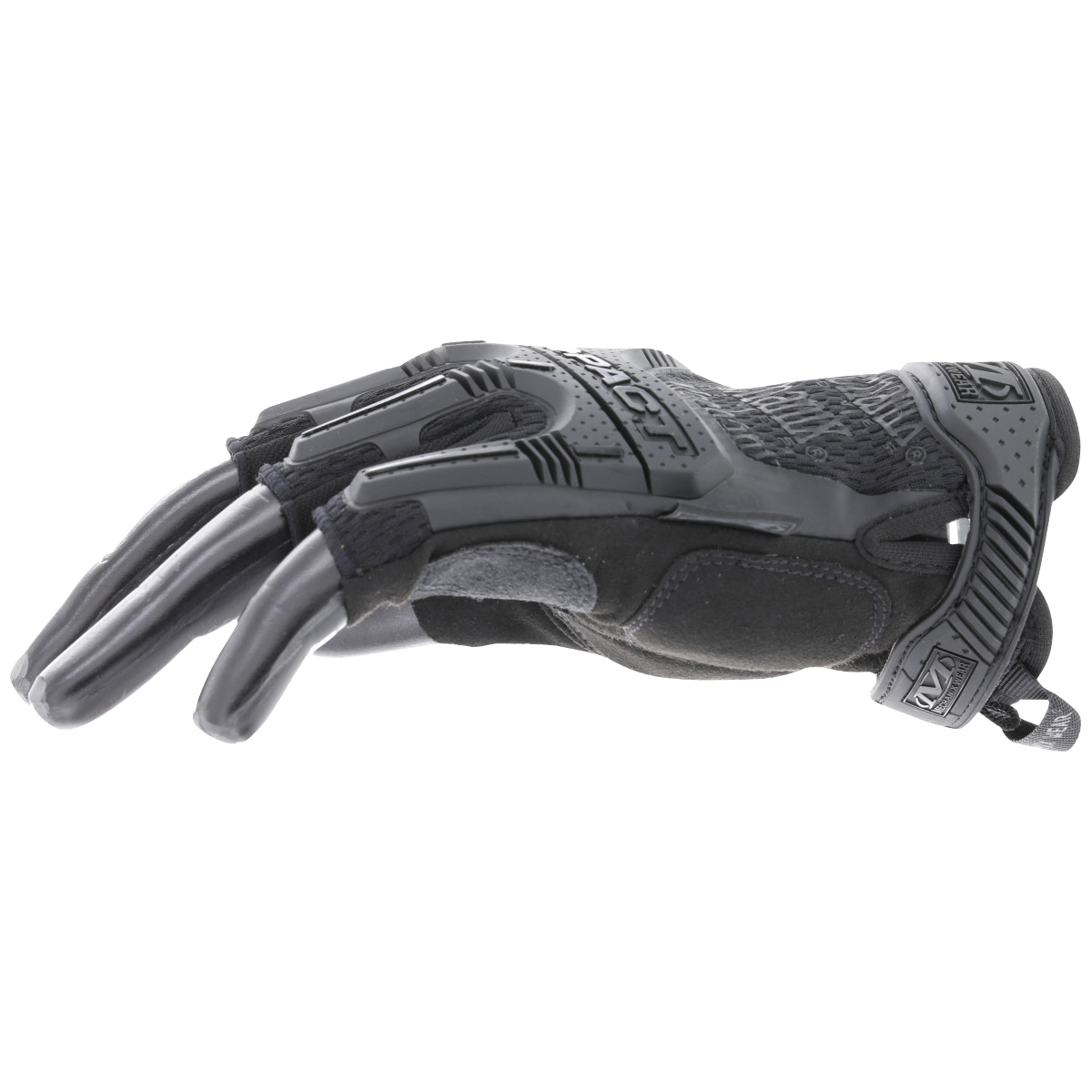 Mechanix Wear M-Pact Covert Fingerless Black Synthetic Leather XL Tactical Gloves — view 2