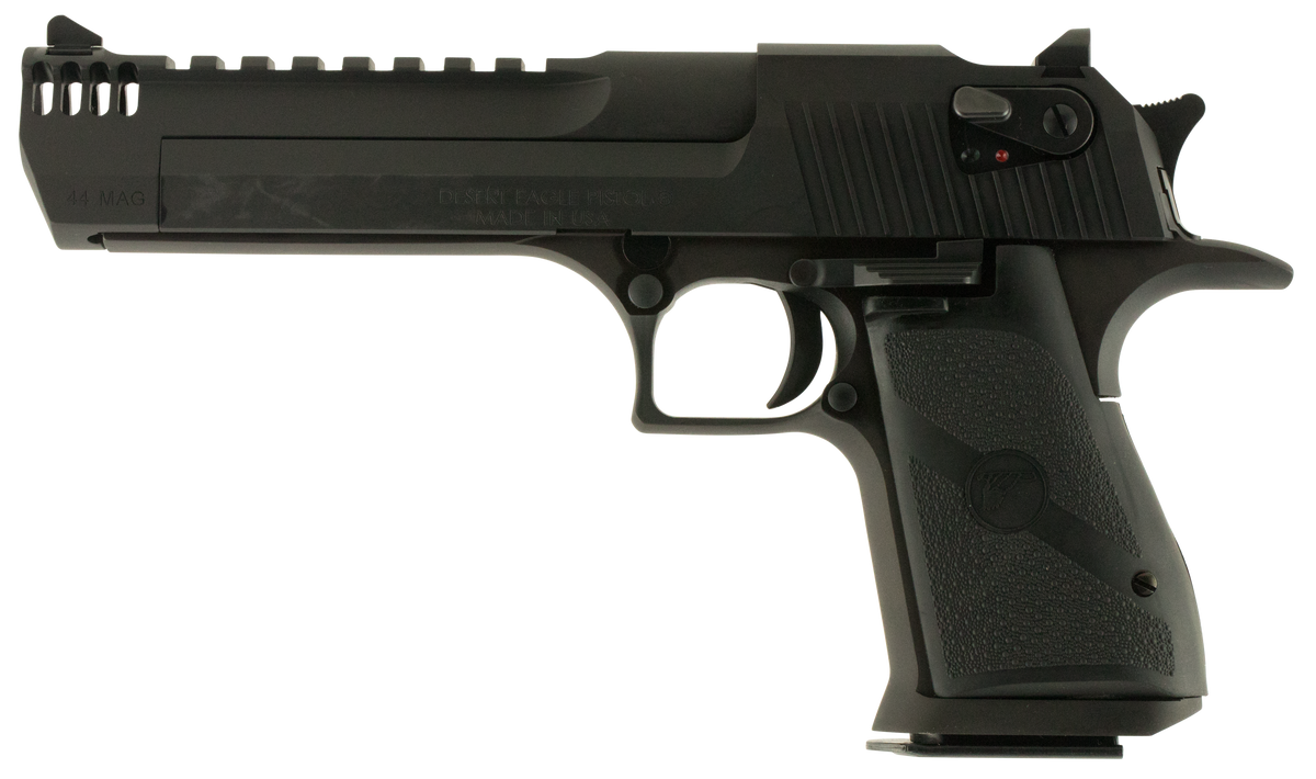 Magnum Research Desert Eagle Mark XIX 44 Rem Mag 6" 8+1 Semi-Auto Pistol - Muzzle Brake - Matte Black Carbon Steel — view 2