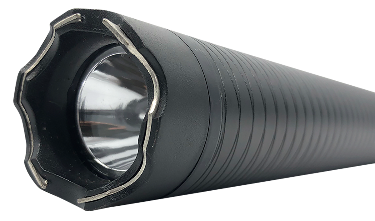 Guard Dog Titan Baton 7,500,000V Stun Gun w/ Flashlight - Black Aluminum — view 2