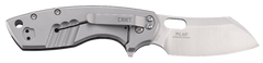 CRKT Pilar Large 2.67" Folding Plain Satin 8Cr14MoV Black G10 Handle — view 2