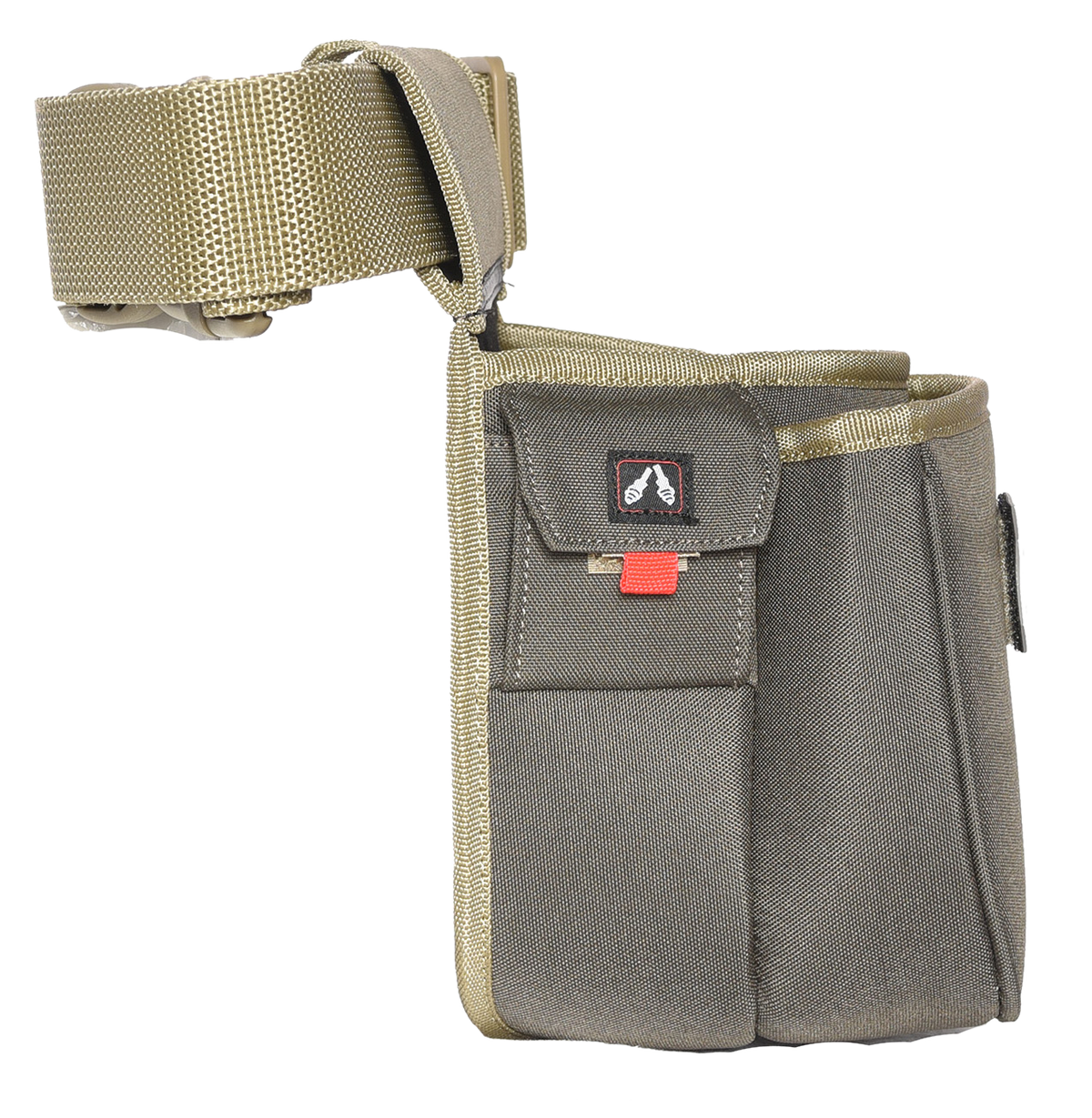 G*Outdoors 960CSPRK Contour Double Shotshell Pouch 600D Polyester 30-52" Belt — view 2