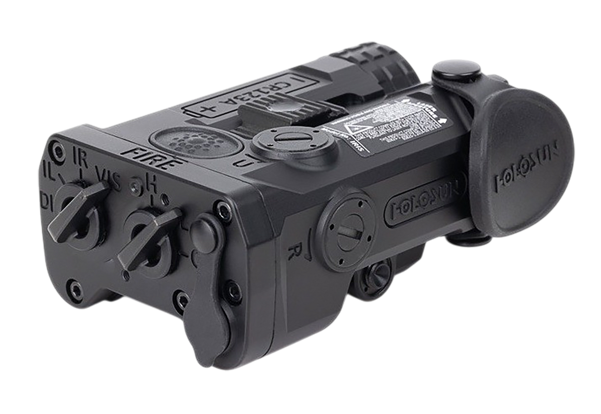 Holosun IRIS-RD3 Triple Function Red/IR Laser w/ VCSEL IR Illuminator - Picatinny - Black Anodized — view 2