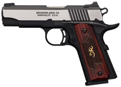 Browning 1911-380 Black Label Medallion Pro Compact 380 ACP 3.63" 8+1 SAO Pistol — view 2