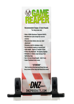 DNZ Game Reaper 1-Pc Scope Mount & Ring Combo 30mm High Matte Black - Howa 1500 Long Action — view 2