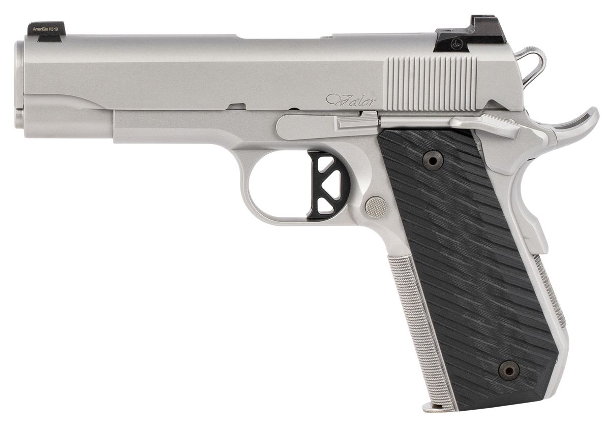 Dan Wesson V-Bob 45 ACP 4.25" 8+1 Semi-Auto Pistol - Bead Blasted Stainless — view 2