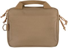 Tac Six Crew 2-Gun Tactical Pistol Case Coyote 600D Polyester 10" Lockable — view 2
