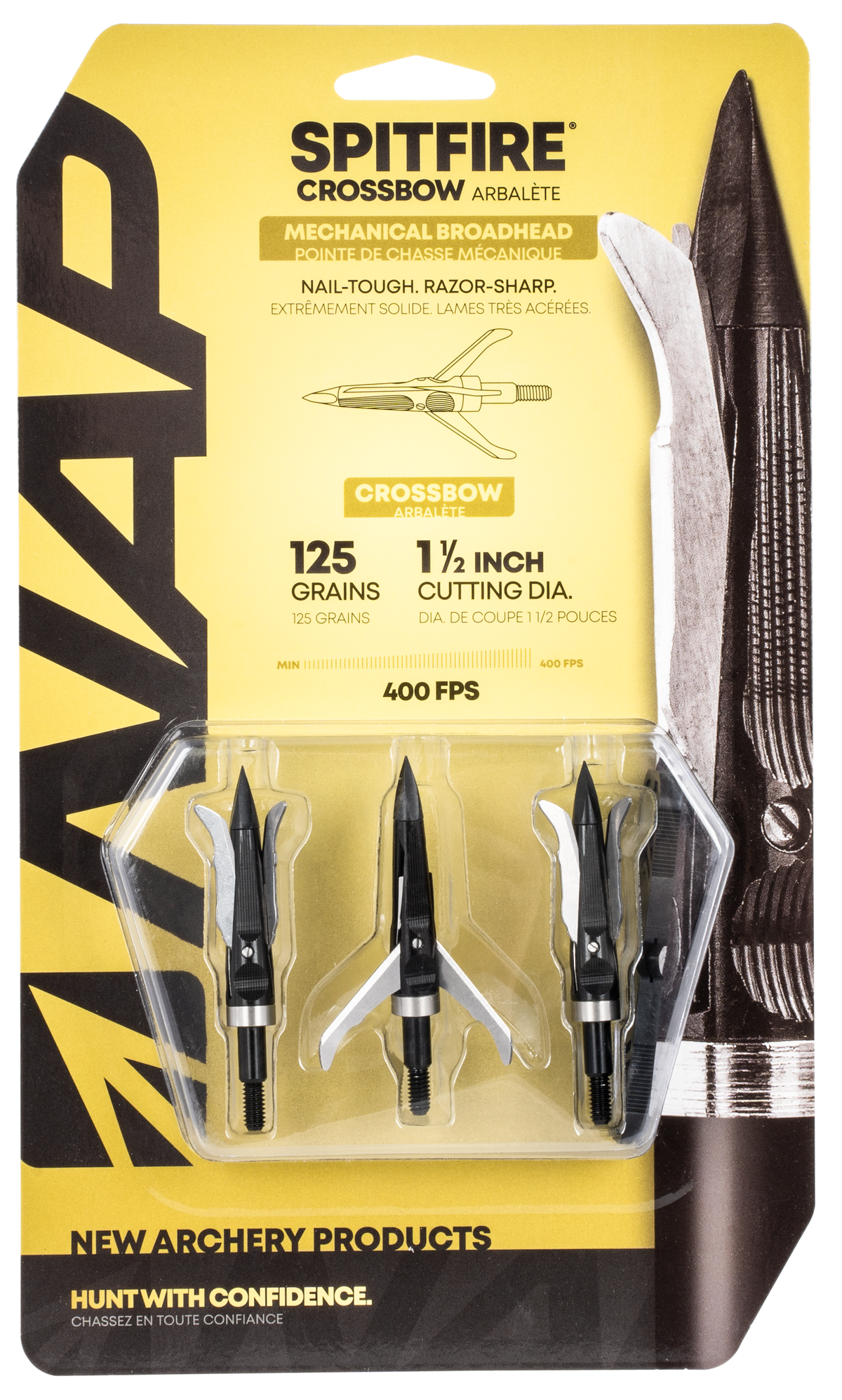 NAP Spitfire Crossbow Broadhead 125gr 3-Pack — view 2