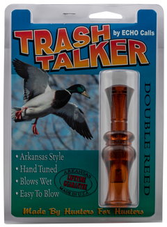 Mo Tactical Products Echo Calls Trash Talker Double Reed Mallard Duck Call - Brown Polycarbonate — view 2