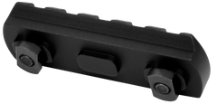 Warne 6202M M-LOK 5-Slot Picatinny Rail - Black Anodized Aluminum — view 2